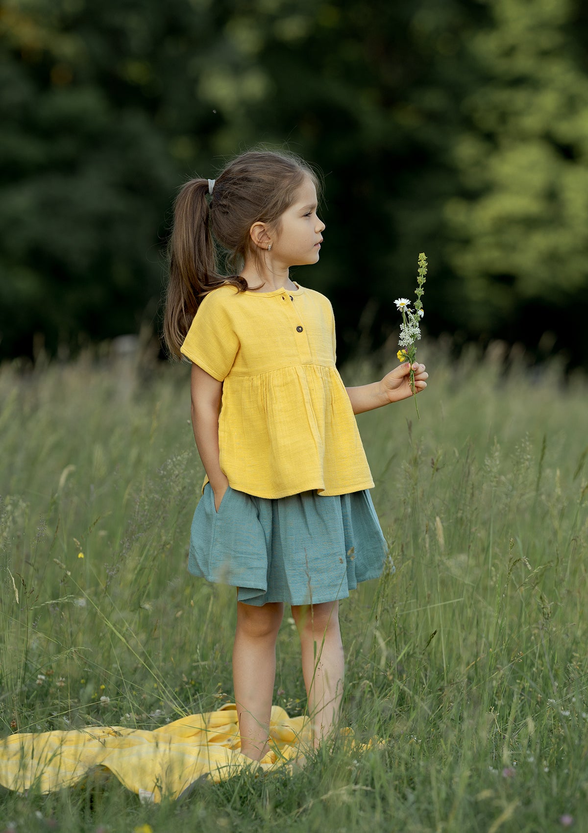 Tunic Shirt Herbs Sunrays