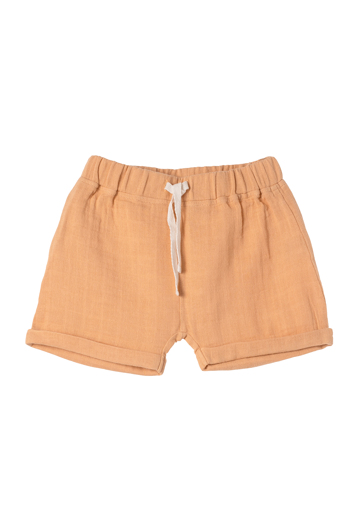 Jimmy shorts Play of Colors Earth Ochre organic muslin