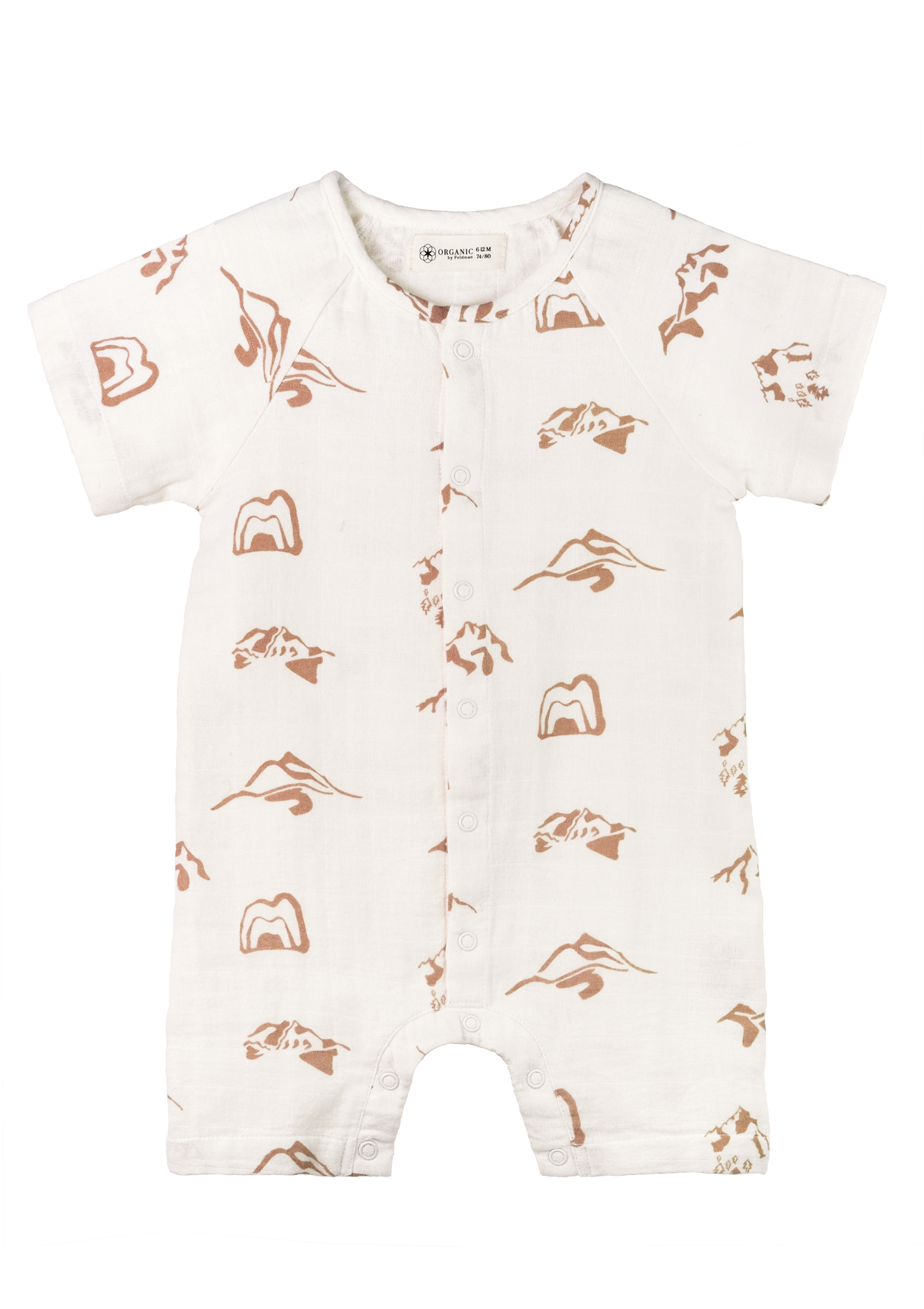 Playsuit short Healing Mountains organic muslin 2022