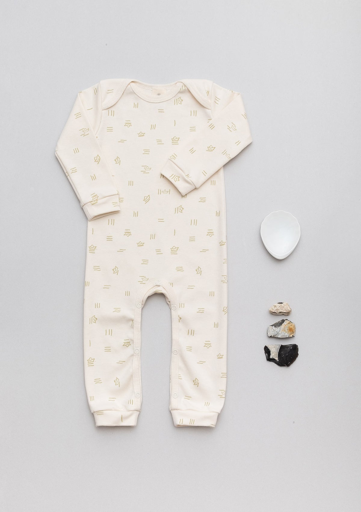 overall play-suit long sleeve Organic by Feldman